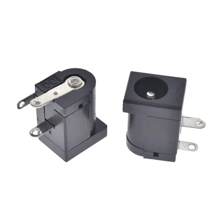 DC-005 High Temp Resistant Copper Pin DC Socket 5.5x2.1/2.5, DC Power Socket DC002, 3.5x1.3.