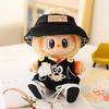 17cm Second Gen Labubu Blind Box Doll Clothes: Cute Sit-Party Overalls Set