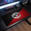 Manchester United Custom Large Mouse Pad, Personalized Name Text Print, Football Logo Non‑Slip Desk Mat Gaming Gift