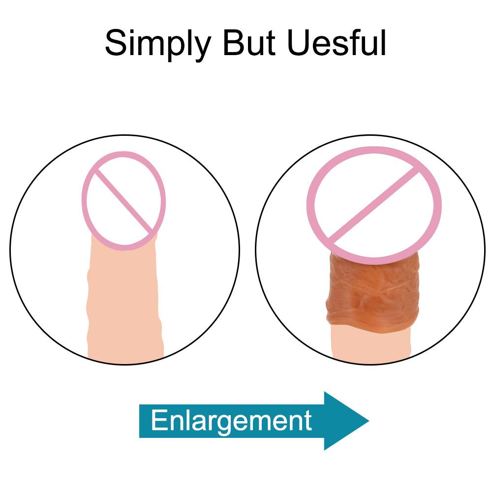 Rezistența preputului Ejaculare Întârziere Inelul penisului Gland Curea pe mâneca penisului Extensor de mărire a penisului Jucării sexuale pentru bărbați