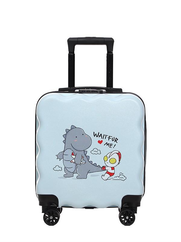 Children's Fashion Cartoon Trolley Case with Universal Wheels & Combination Lock