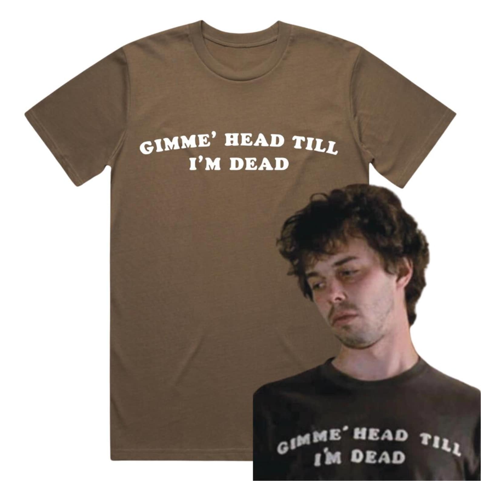 Booger Gimme Head T-Shirt – Revenge of the Nerds, Organic Heavy Cotton L