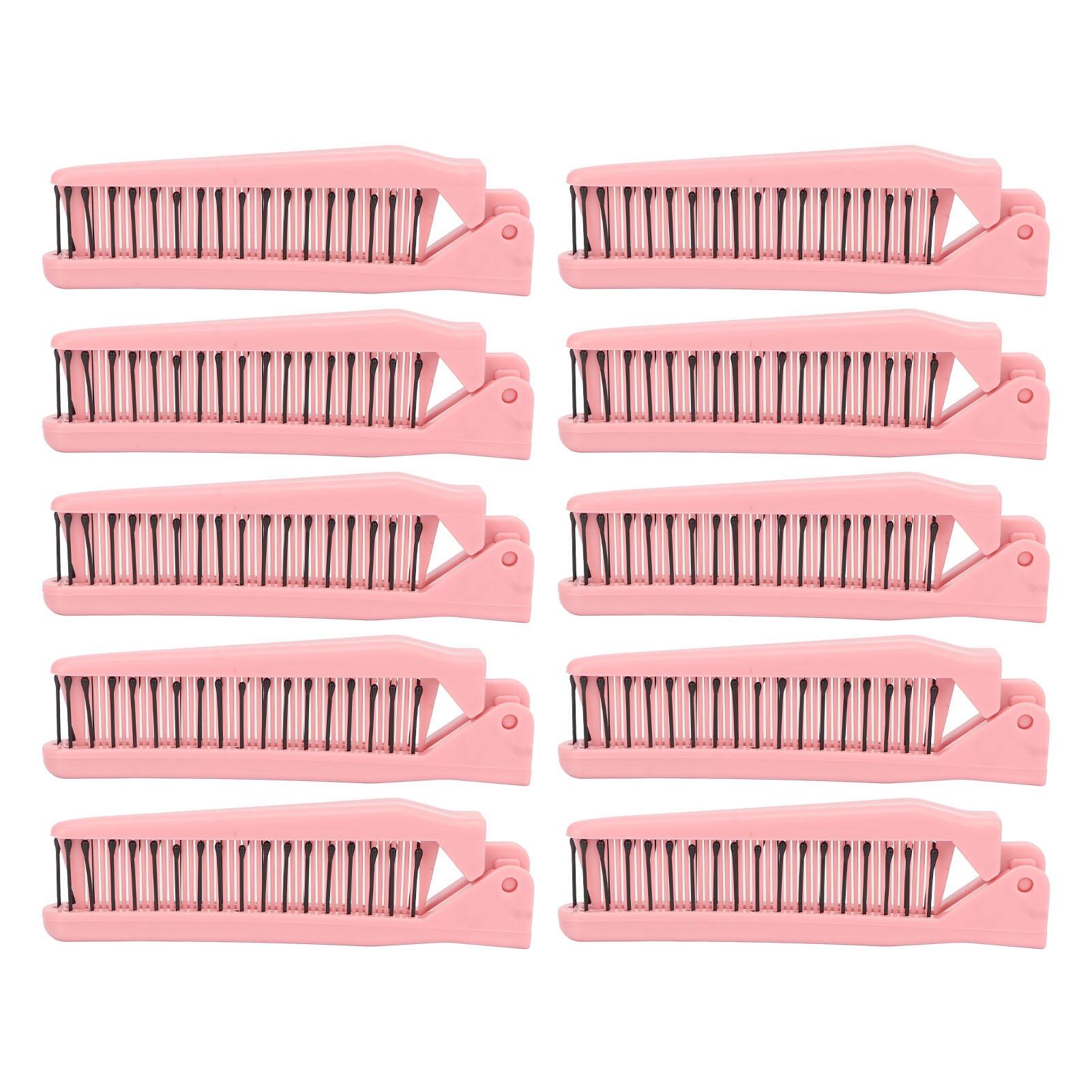 

10pcs Foldable Hair Comb Portable Shaping Multi Functional Folding Comb for Hairdressing