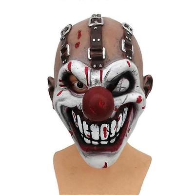 Halloween strašidelná maska ​​hororová maškarná párty latexová strašidelná maska ​​klauna maska ​​​​jednookého žolíka Cosplay zabijak pokrývka hlavy