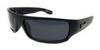 Locs Mad Dog Hardcore Gangster Cholo Narrow Rectangular Black Sunglasses, Color