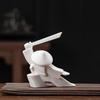 Samurai Knight Ceramic Incense Holder and Burner Ornament