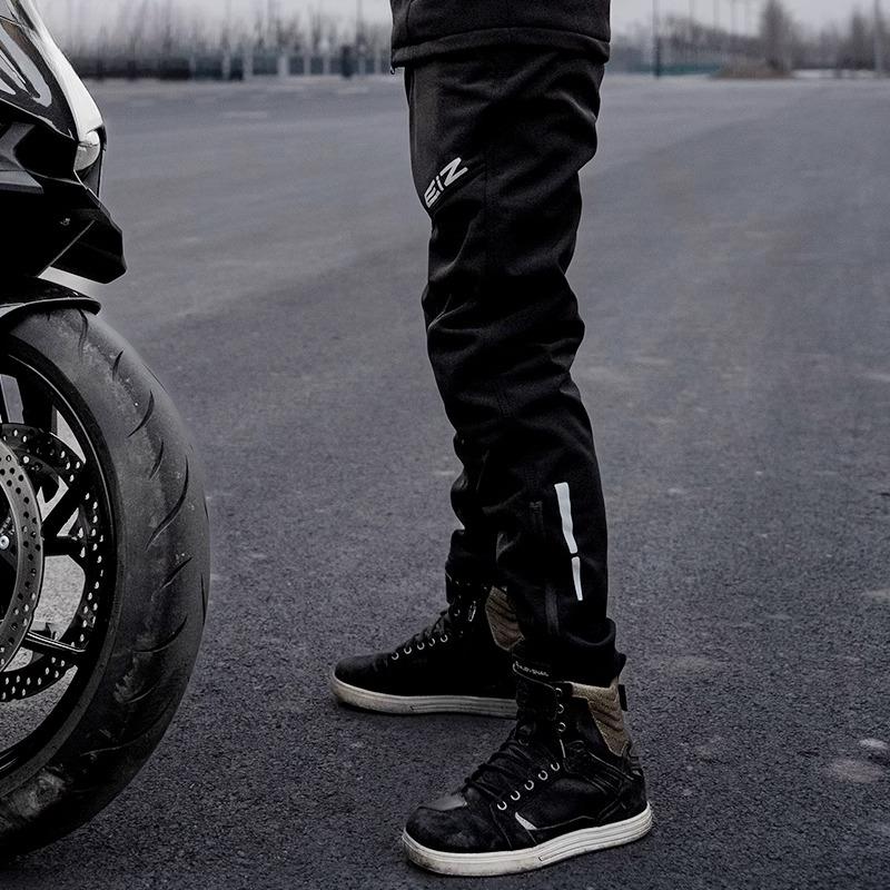 Winter Waterproof Motorcycle Pants Men's Motorbike Riding Touring Trousers Windproof Warm With CE Protective Gear