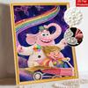 Disney Pearl Painting Inside Out Riley and Popsicle Art Kits for Adults Beginners Home Wall Decor Special Shapes