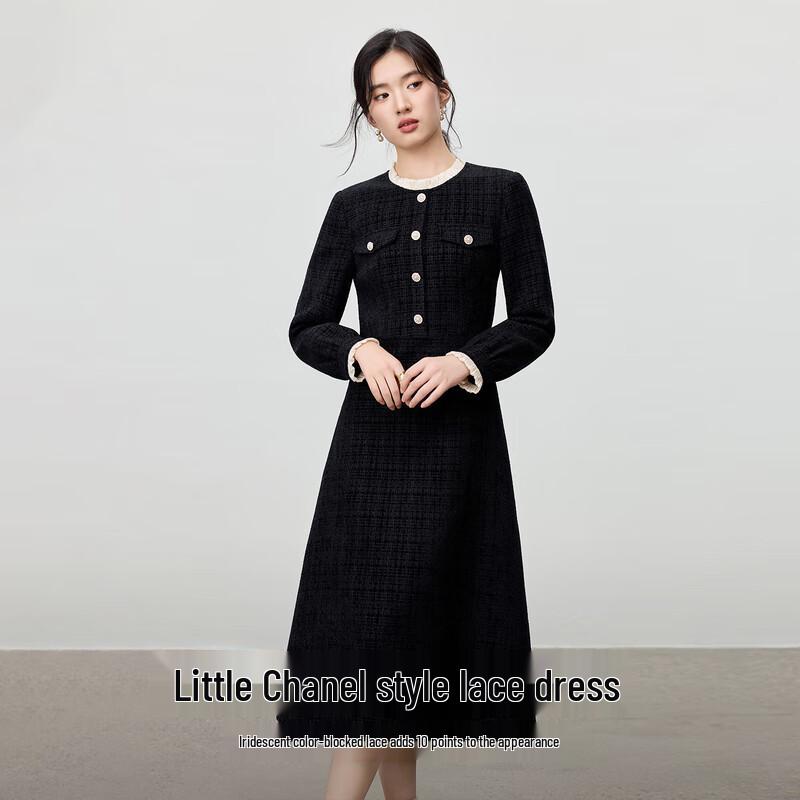 Shangdubitila Tweed Midi Dress
