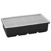 Mold With Lid Reusable Silicone Ice Mold With Overflow And Detachable Lid Flexible And Odorless