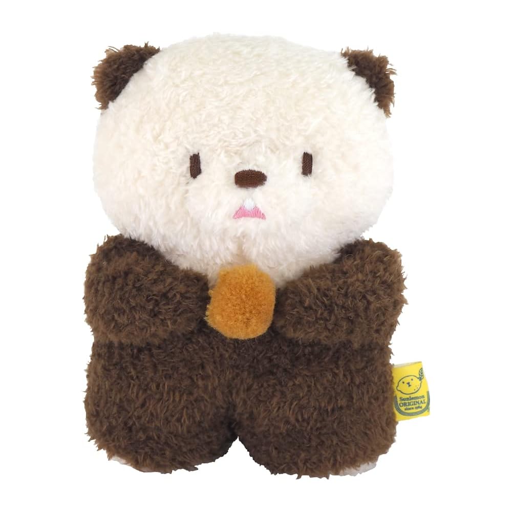 Sunlemon Fuwafuwa Tatton Raccoon Plush Toy 10x14x7cm Soft Animal Stuffed Toy