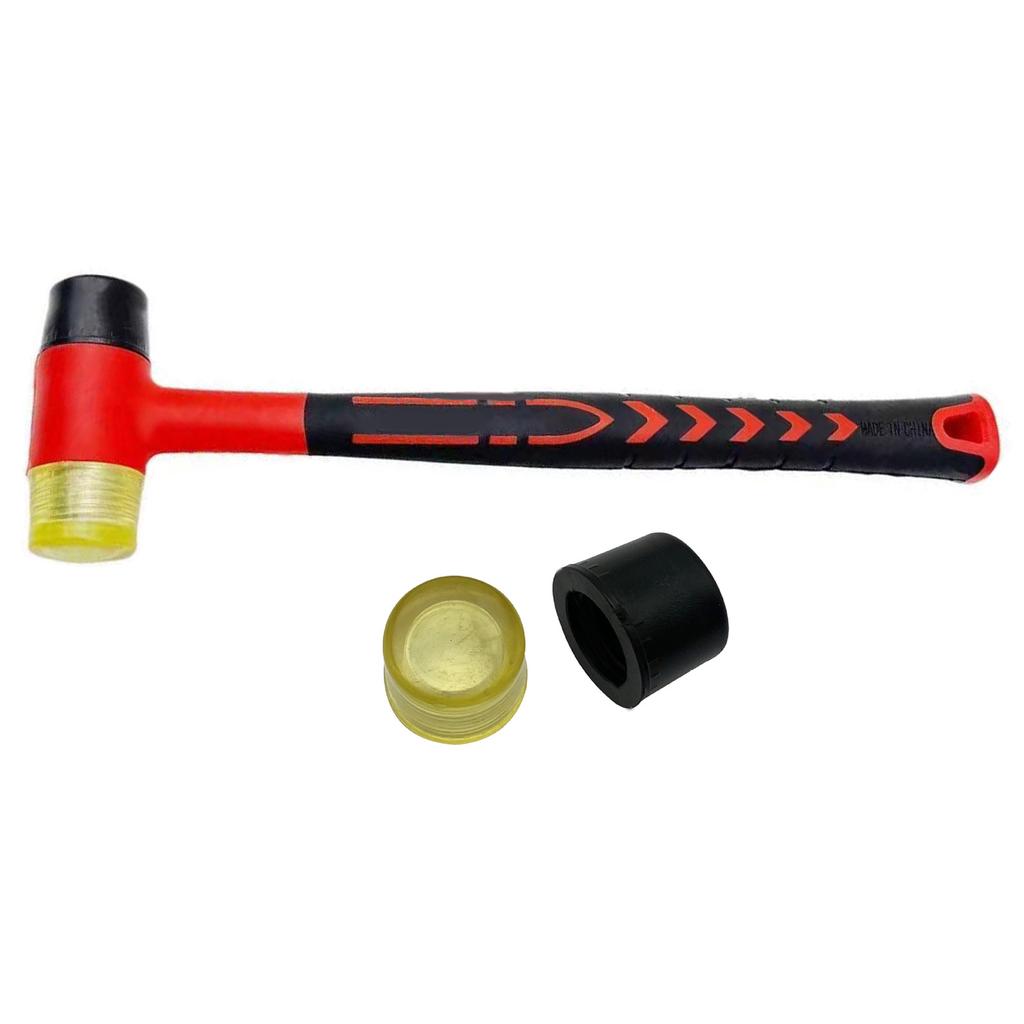 Multi Purpose Rubber Hammer Heavy Duty Mallet Durable & Comfortable Grip Rubber Hammer with Non Slip Handle for DIY