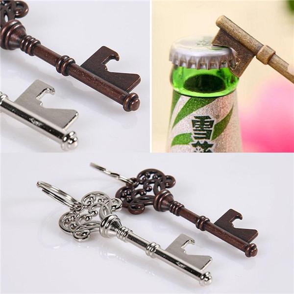 Vintage Key Shaped Bottle Opener - Creative Multitool, Cool Keychain Accessory for Men & Women