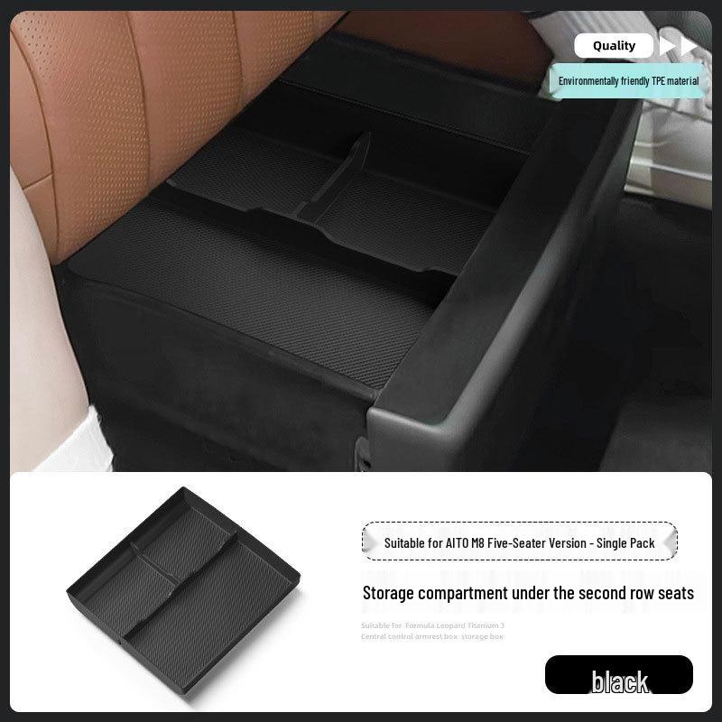 AITO M8 Second Row Seat Storage Box Organizer for Five-Seater Version
