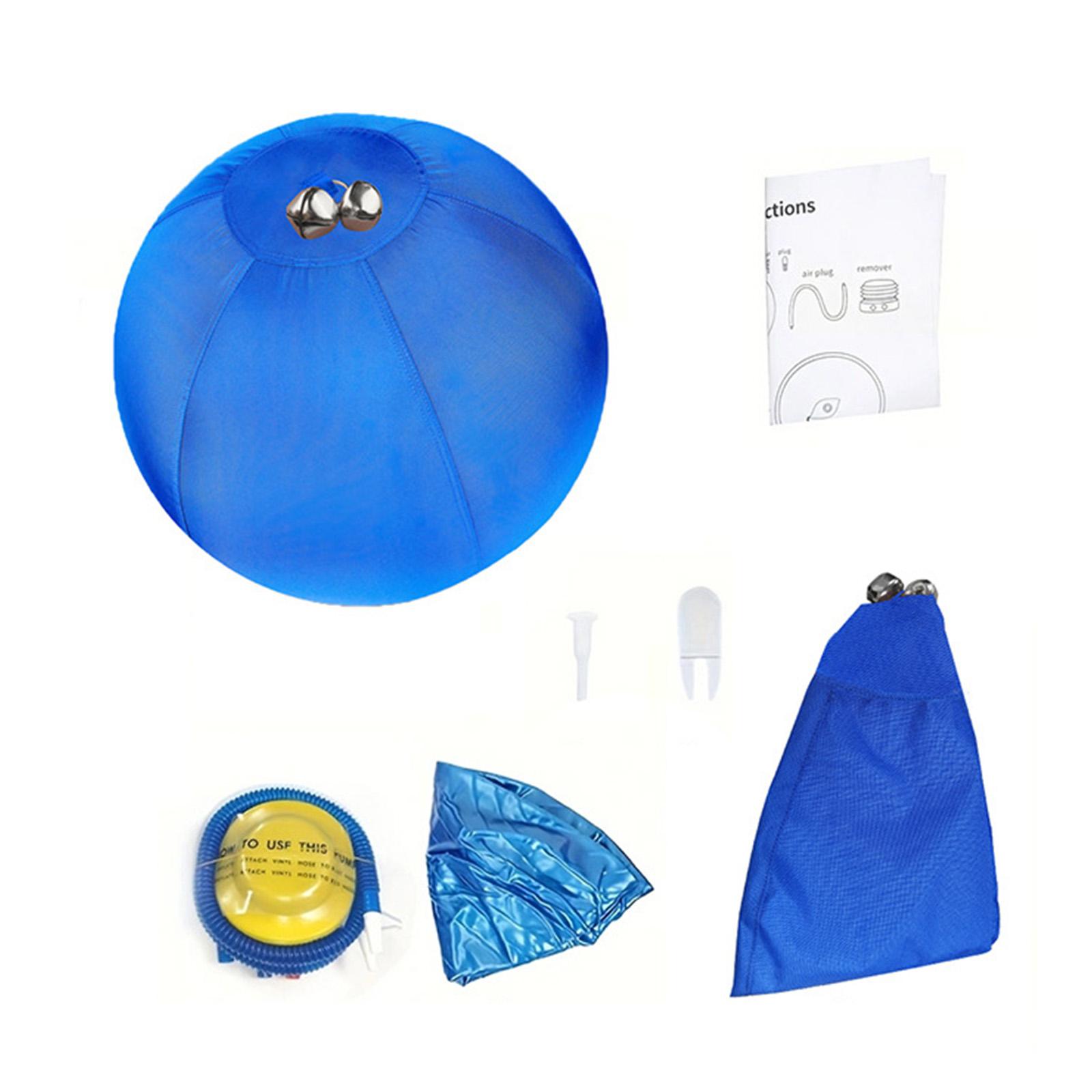 

Прочный 18-дюймовый мяч для пастьбы со встроенным колокольчиком для активных собак, для упражнений и игр на заднем дворе