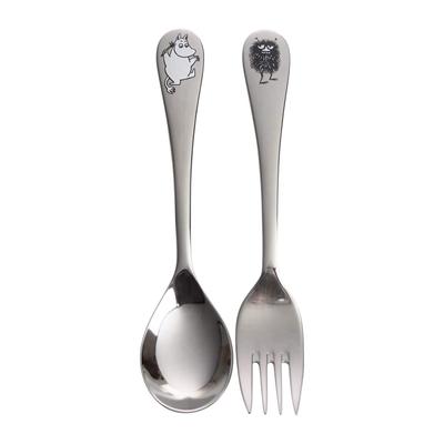Imported Moomin by Cutlery Spoon Fork Set of 2 1009276 [Regular Goods] (Moomin ARABIA) & Moomin/Stinky
