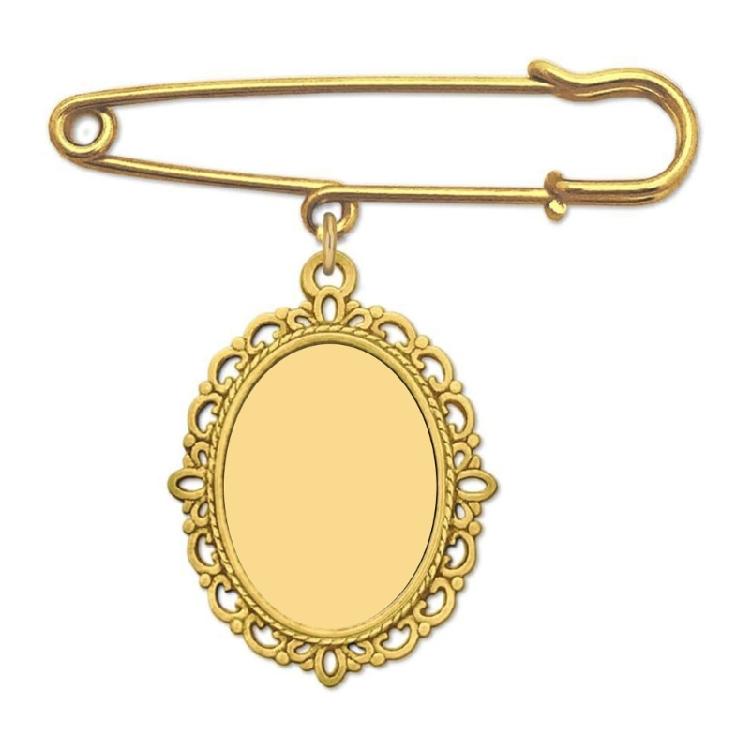 Classical Photo Holder Brooch Suitable for Clothing Suit Shirt Scarf Hat Bags