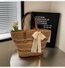 Fashion Vacation Beach Bag Women's Summer New Straw Shoulder Bag Woven Large-capacity Tote Bag