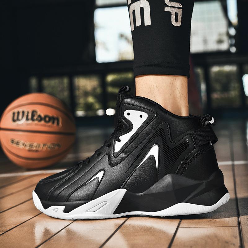 Practical basketball shoes men's extra large size autumn and winter sports casual shoes student physical education training shoes