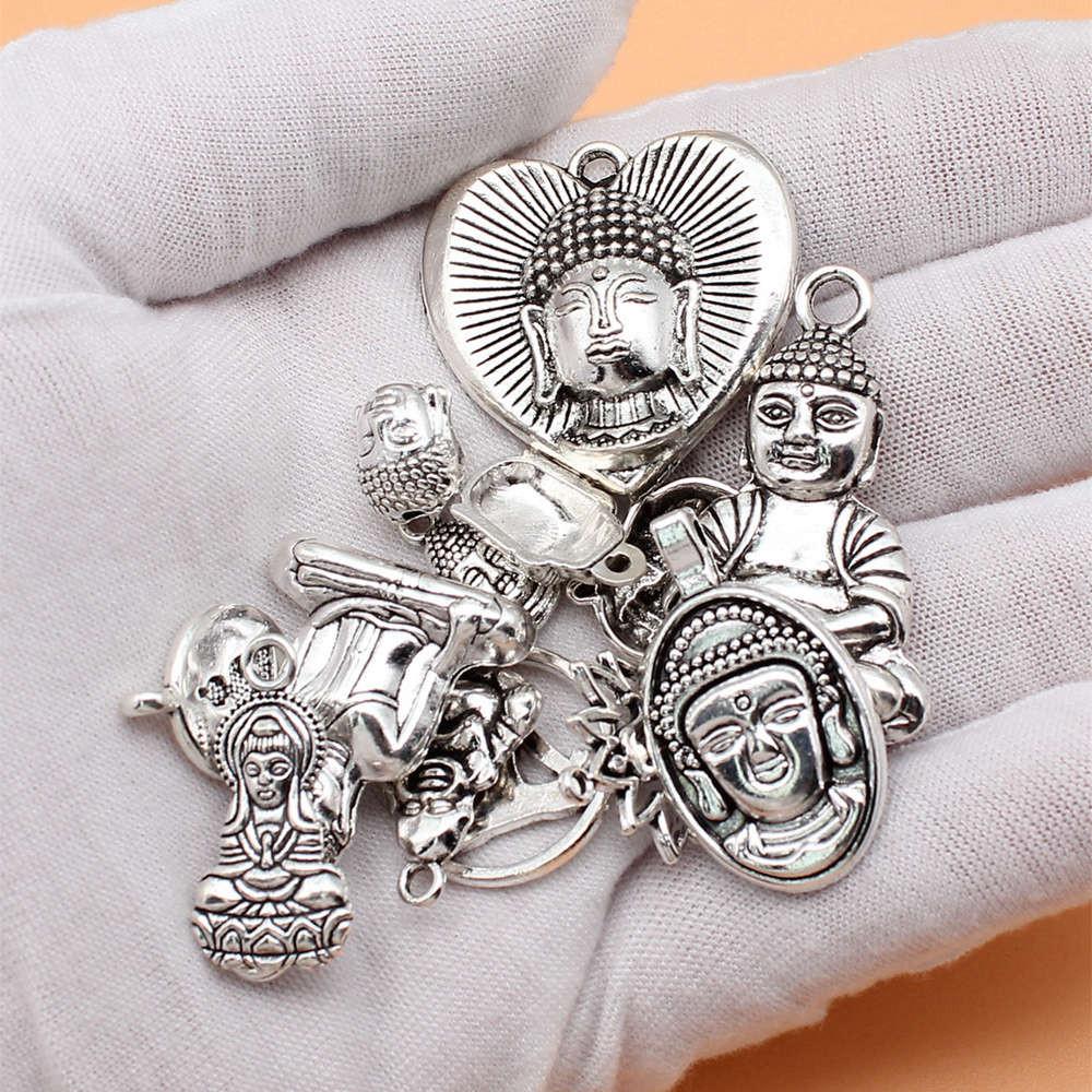 Religion Talisman Amulett Gemischtes Set Anhänger Herrenschmuck Massiv Originelle Geschenke Für