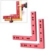 Corner Clamping Tool Woodworking Right Angle Fixing Clip L Shape 90 Degrees Ruler Carpenter's Tool