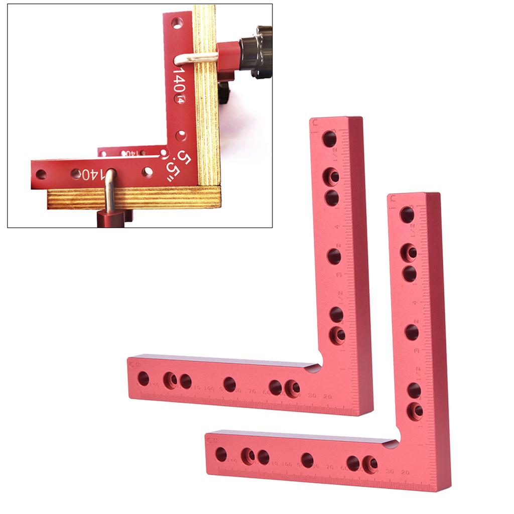 Corner Clamping Tool Woodworking Right Angle Fixing Clip L Shape 90 Degrees Ruler Carpenter's Tool