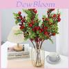 Faux Pomegranate Decor Artificial Flower For Home Office And Photography Props