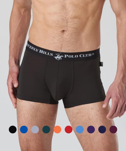 

[Beverly Hills Polo Club] Men s Poly-Spandex Boxer Briefs [Shipped from Korea] 100% Authentic 110