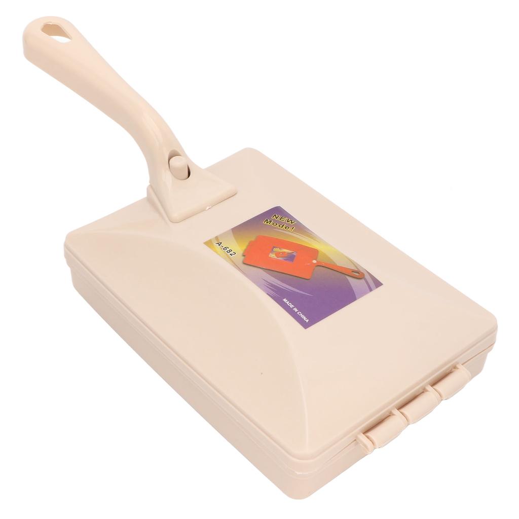 Carpet Debris Sweeper Brush Double Roller Handheld Dust Cleansing Brush for Bed Clothes Desktop