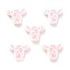 10pcs Cartoon Silicone Animal Design Food Grade Focal Teether Beads Baby Chew Toy Teething Necklace DIY Nursing Jewelry Making