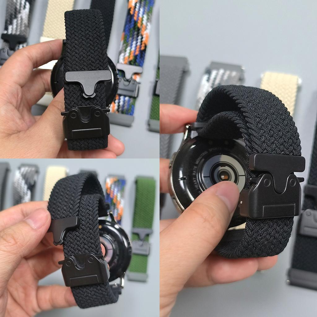 20 22mm Parachute Band For Huami Amazfit BALANCE 2/Bip 6/Active 2 Braided Nylon Bracelet /GTR 4 3 pro/GTS 4 2/Bip 6 Watch Strap