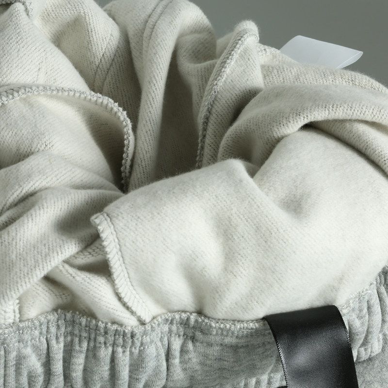 Foreign Trade Original Order Factory Direct Sales Men Pure Color Leak-Picking Big Sale Solid Color Terry Men's Trousers Drawstring Sports Casual Pants