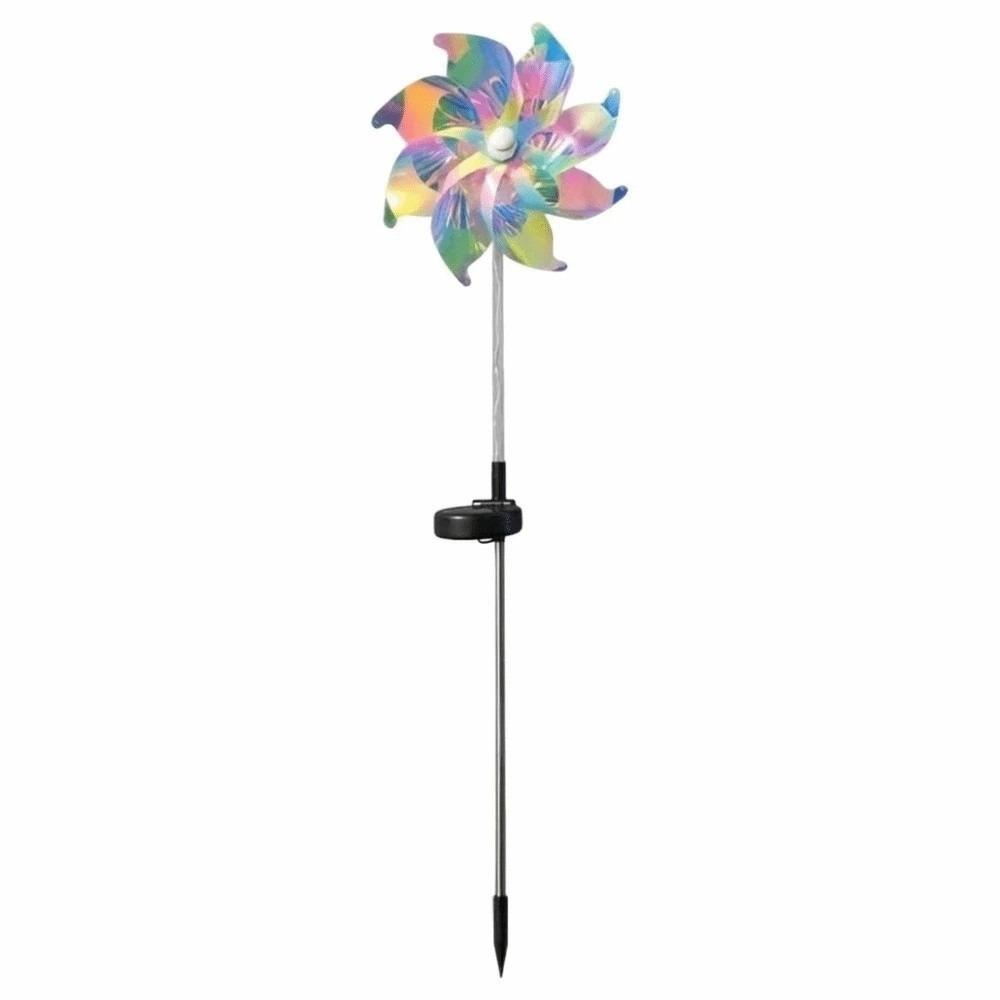 

Waterproof Solar Powered Windmill Lamp Rotating Garden Floor Lamp Wedding Courtyard Windmill Lamp