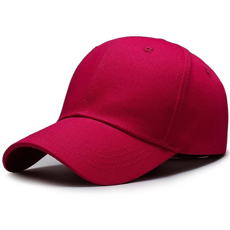 

Classic Unisex Plain Baseball Cap with Adjustable Metal Buckle Closure, 100% Cotton and Multiple Colors Available красный