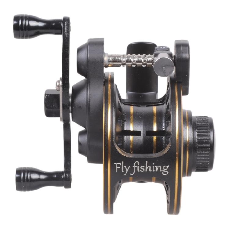 

Fish Line Wheel Fly Fishing Reels Replacement Left/Right Handle Reels Outdoor Fishing Line Drum Wheel Easy to Use