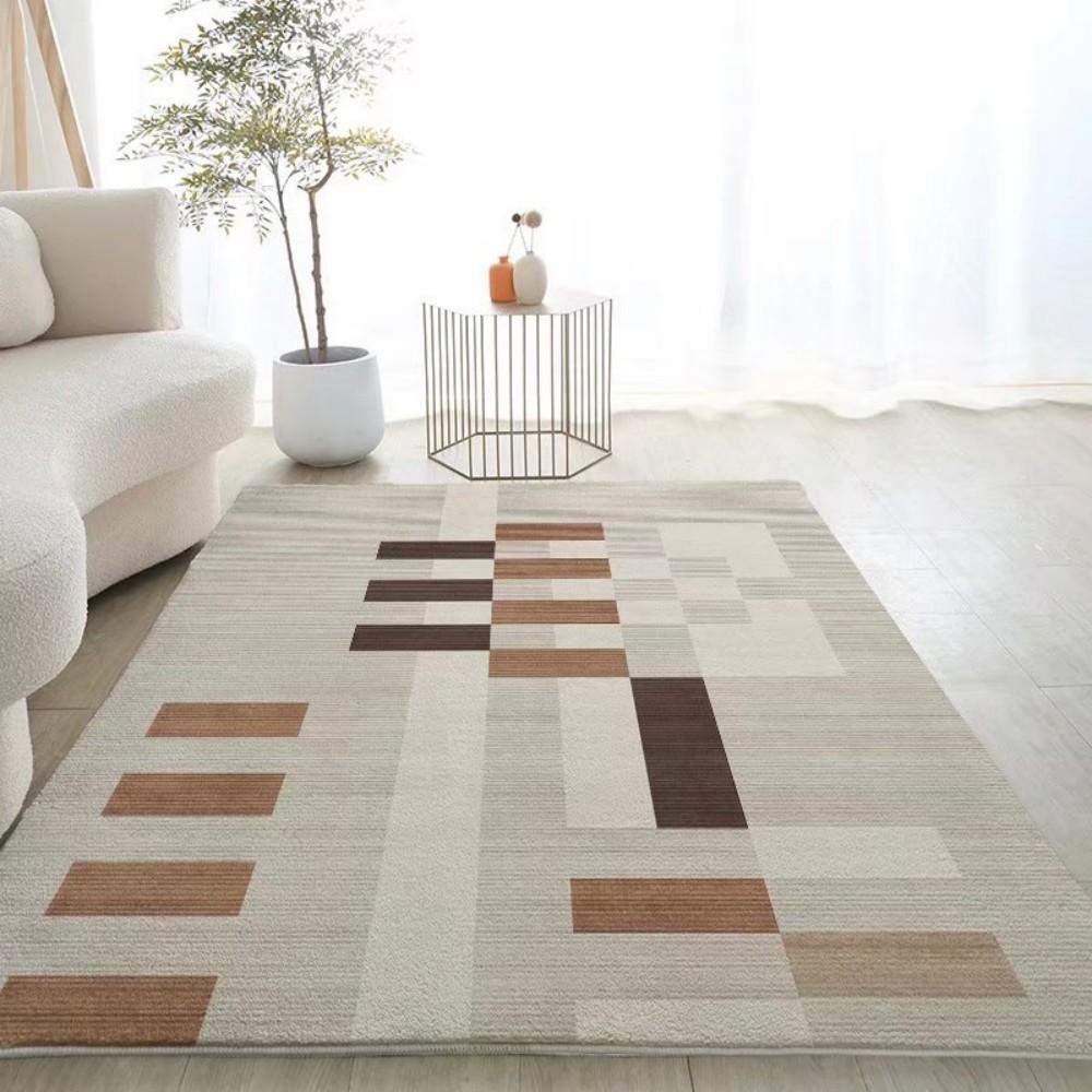 Scandinavian Style Geometric Rug Living Room Study Wearable Design Modern Home Studio Ins Style Space