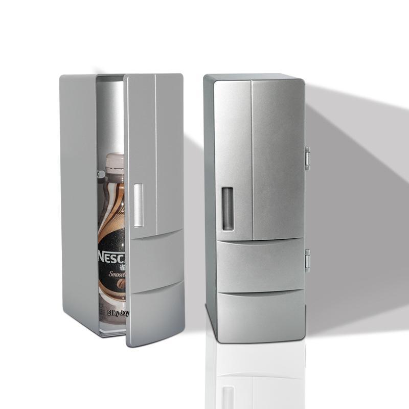 

Мини-холодильник USB для быстрой заморозки: Компактный термоизолированный бокс двойного назначения для холодных/теплых продуктов