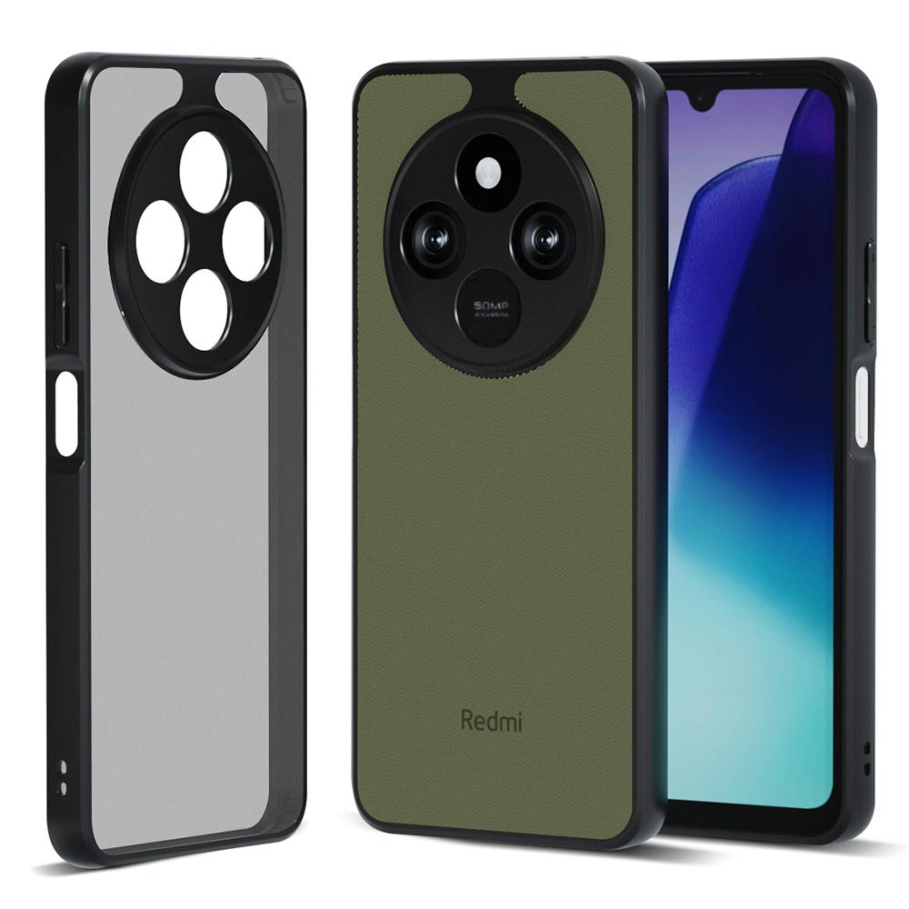 IBMRS For Xiaomi Redmi 14C 4G/14R 5G/Poco C75 Case TPU+PC Heavy Duty Shockproof Phone Cover Camera Protection