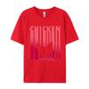 Vintage Sunset Chicken Tee Shirts Adult Premium Cotton Oversized Tops Retro Tshirts Designer Clothes Unisex
