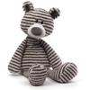 Gund Zag Teddy Bear, Black and White Stripe Plush Animal, 16 Inch