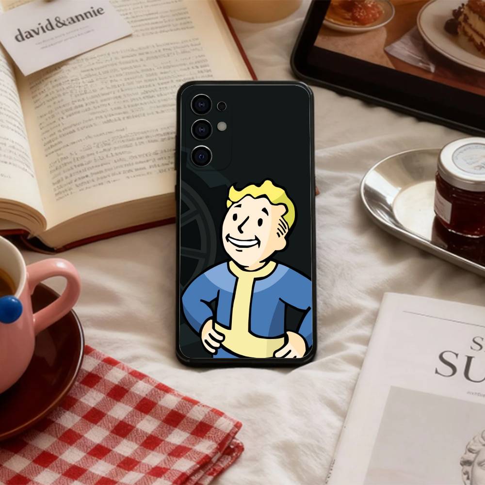 V-Vault B-Boy F-Fallout Чехол для телефона для Samsung S 25,24,23,22,30,21,10,9,Ultra,Plus,Lite,FE,4,5 G Мягкий черный чехол Samsung S24fe