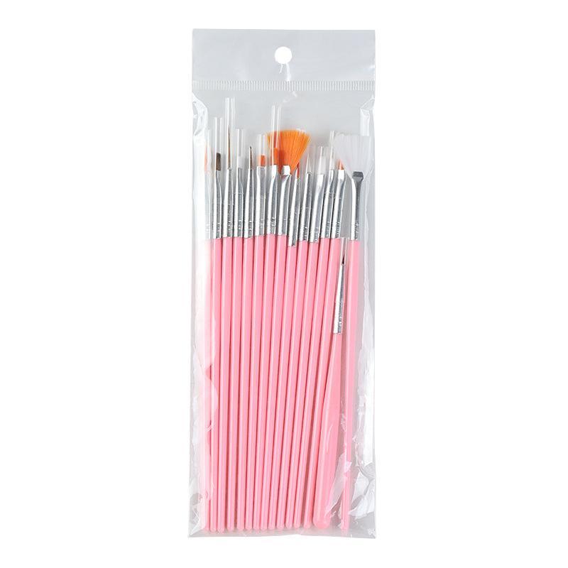 15Pcs Nail Art Pen Set Nail Art Drawing Line Drawing Pen Nail Art Drawing Hook Line Pen Nail Phototherapy Point Drill Pen