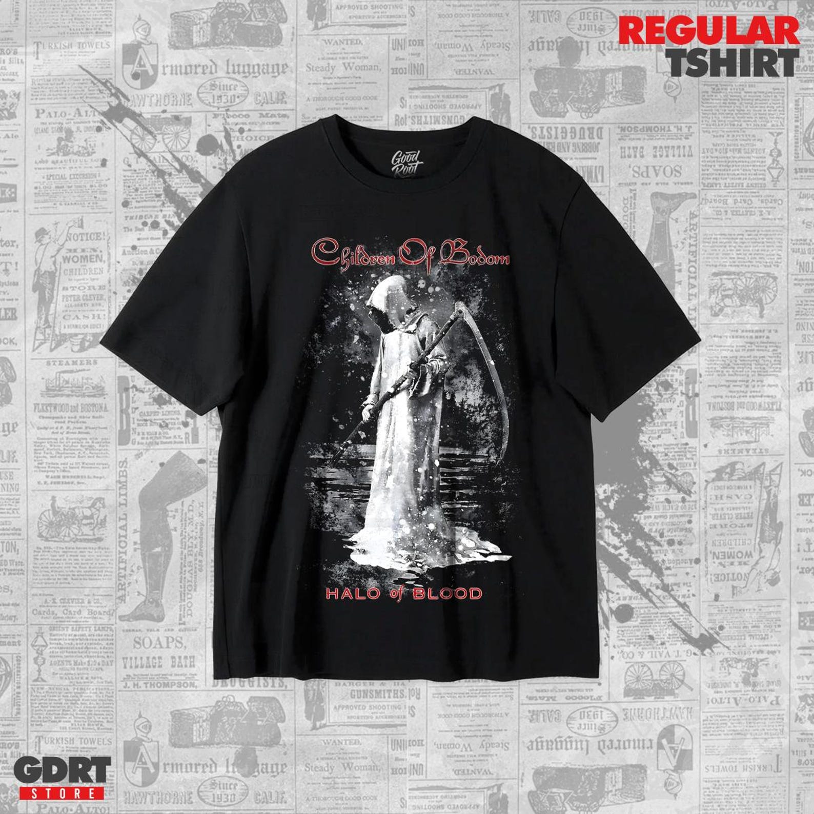 Children of Bodom T shirt - Halo of Blood Albums - Unisex Heavy Shirt 3XL