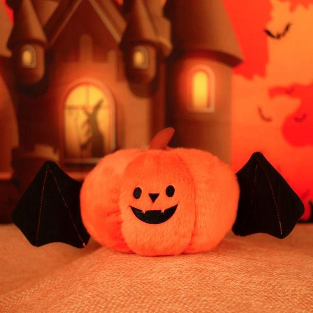 PP Cotton Simulated Pumpkin Plush Doll Stuffed Halloween Pumpkin Throw Pillow Kids Gift