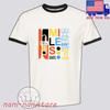 Miles Davis Kind of Blue 1959 Mężczyzna#039;s Ringer Czarny Rozmiar S3XL Koszulka Unisex