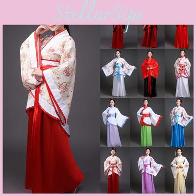 Stunning Fairy Hanfu Dress For Women With Superior Quality Polyester And Spandex