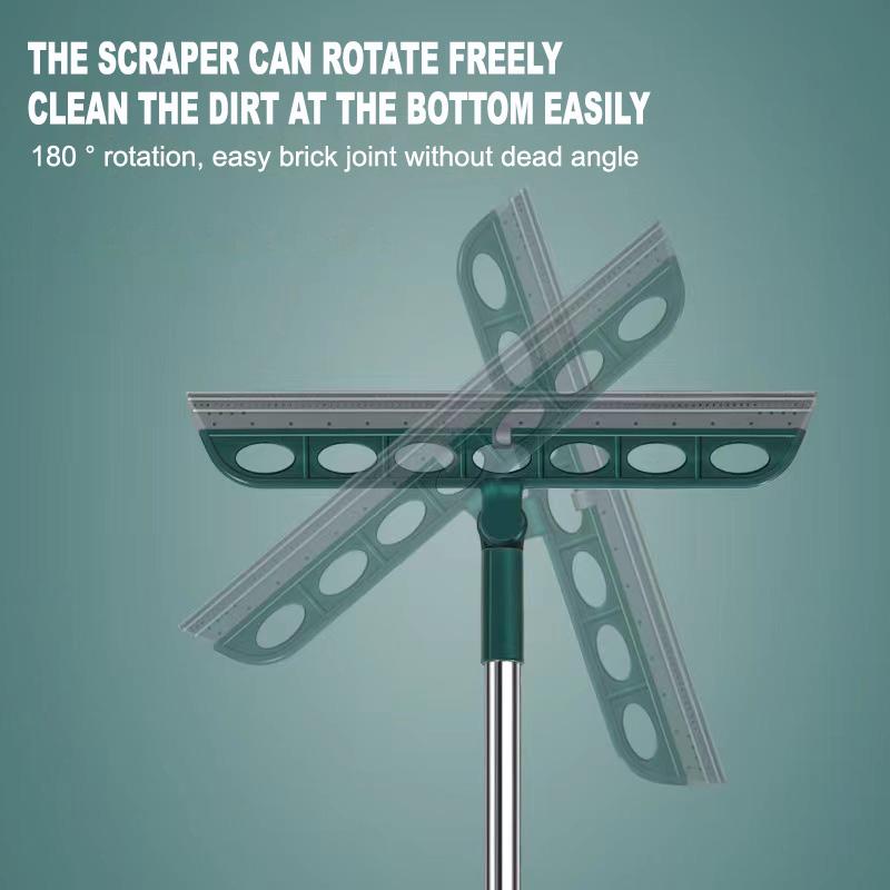 Nowa miotła obrotowa o 180 stopni, składane zamiatanie szkła, sprzątanie łazienki, wycieraczki domowe, miotły, produkty gospodarstwa domowego