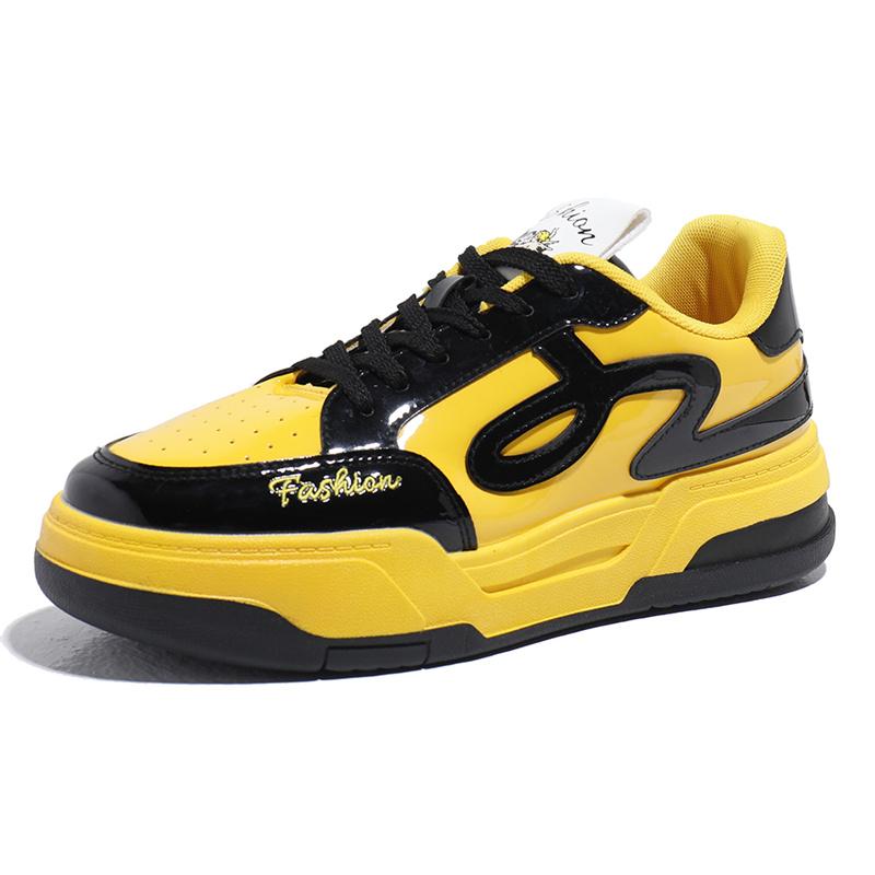 

Горячая Распродажа Желтые Кеды для Скейтбординга Мужские Дышащие Низкие Мужские Кроссовки для Скейтборда Комфортные Платформенные Уличные Ботинки для Мужчин* 44