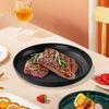 Wheatstraw Dinnerware Set Camping Plates Cups and Bowls Set Sturdy Stackable Silverware Utensil for Indoor Travel Home Apartment