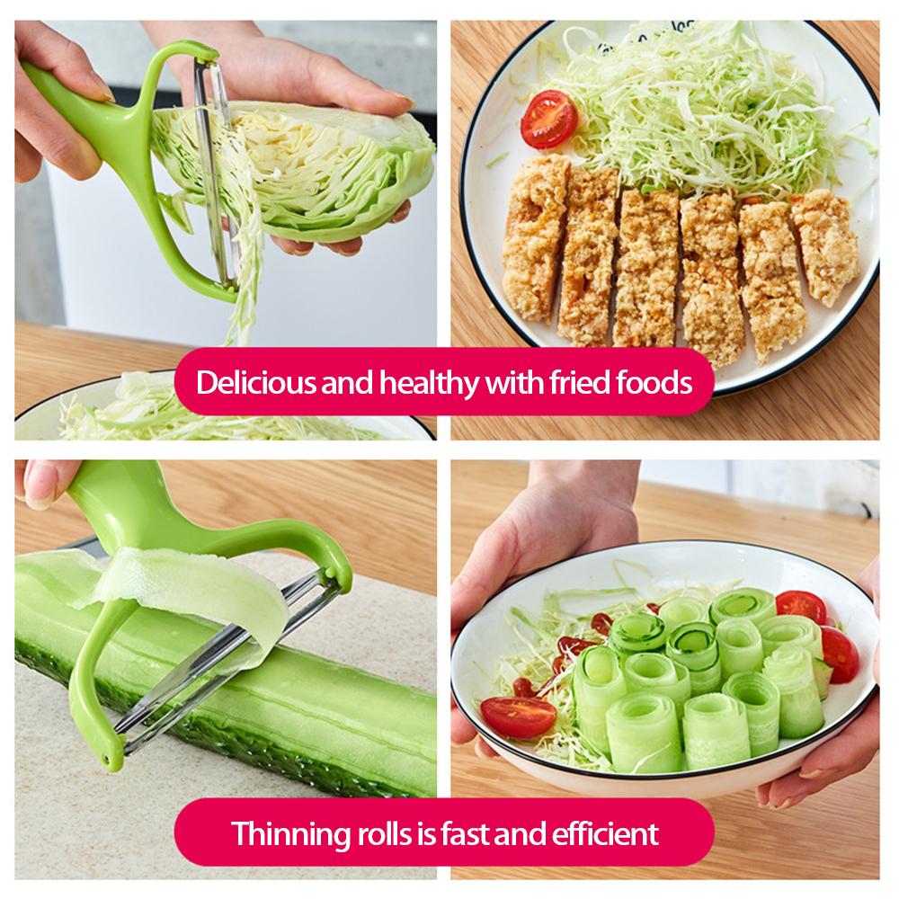 Purple Cabbage Grater - Large Round Shredder for Household Use